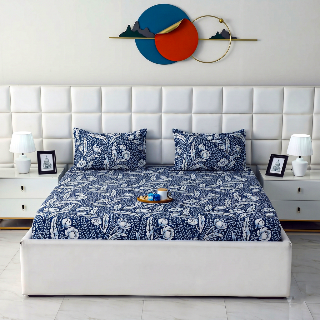 Printed Fitted Bedsheet X00X4-34