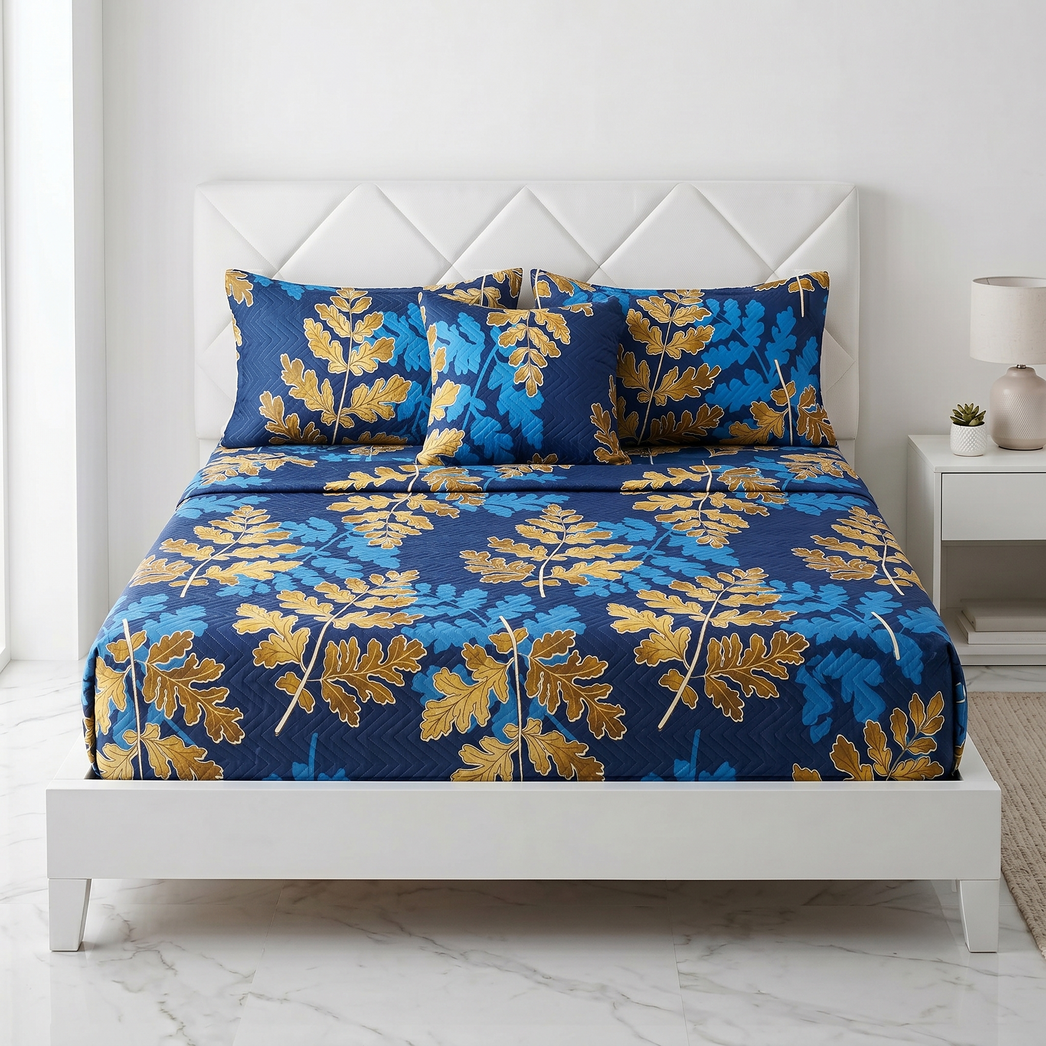 Waterproof Bedsheet Fitted printed set X00X07-14