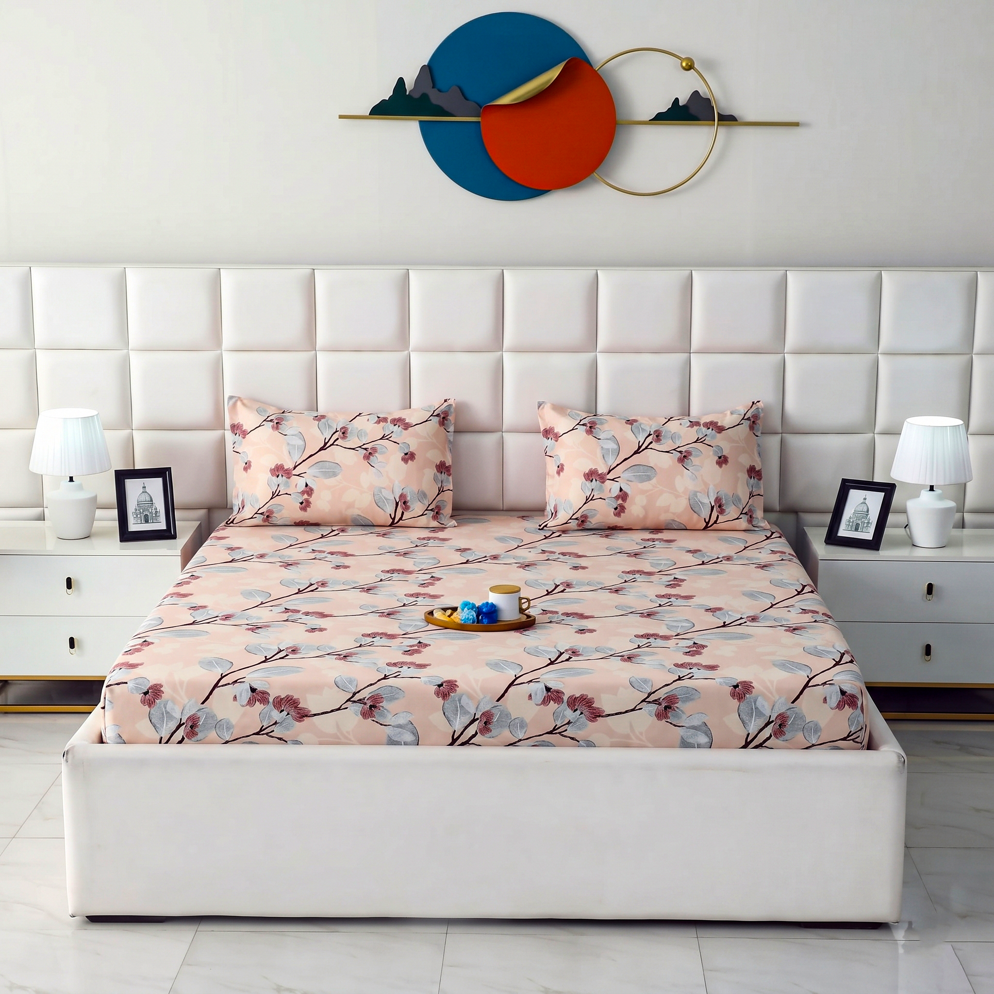 Printed Fitted Bedsheet X00X4-39