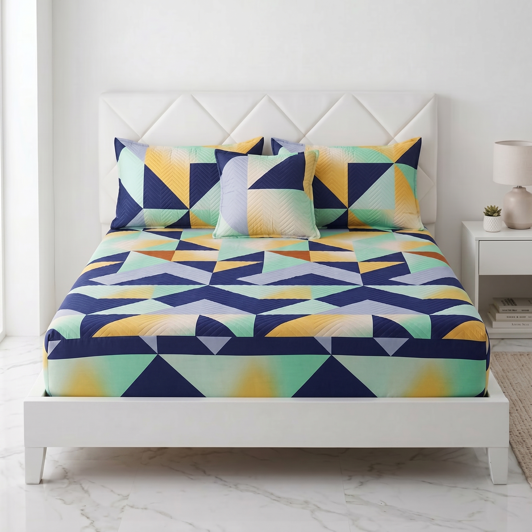 Waterproof Bedsheet Fitted printed set X00X07-17