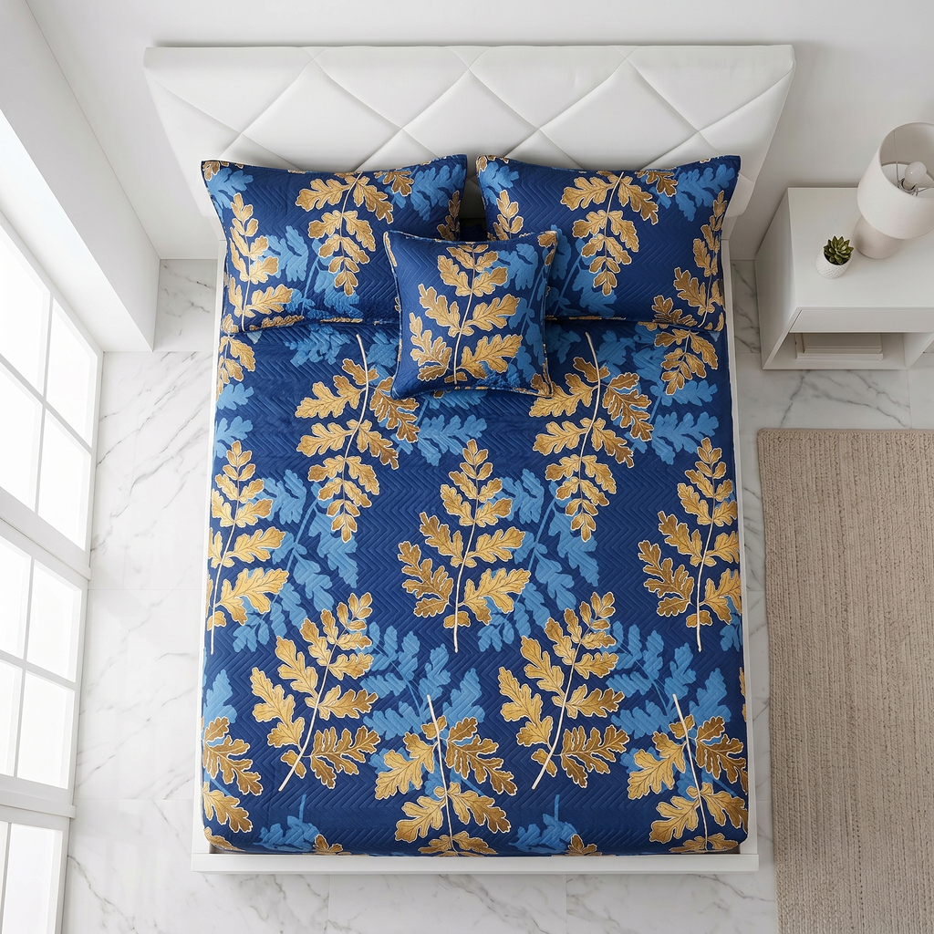 Waterproof Bedsheet Fitted printed set X00X07-14