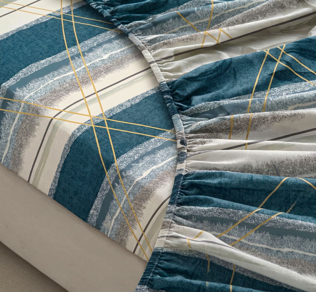 Printed Fitted Bedsheet X00X4-18