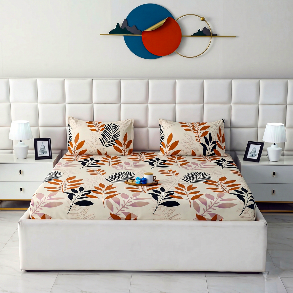 Printed Fitted Bedsheet X00X4-40