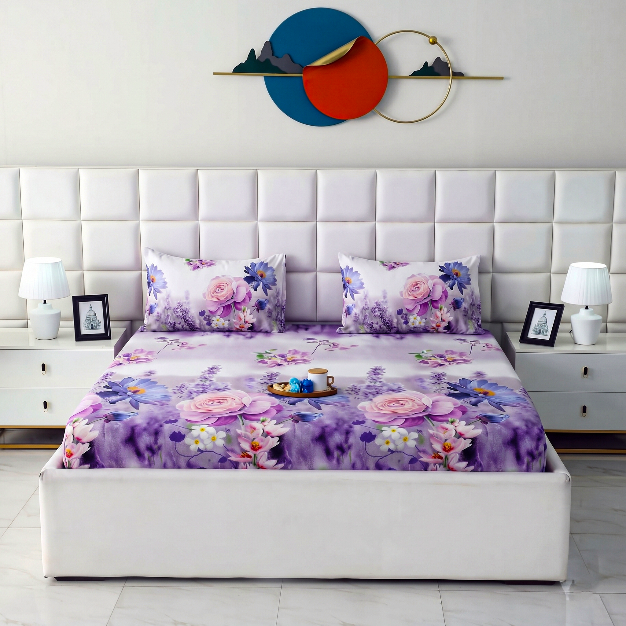 Printed Fitted Bedsheet X00X4-41