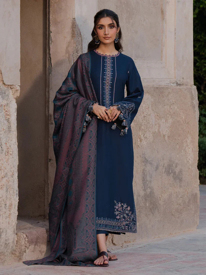 BR-84 Dhanak Embroidered 3pc