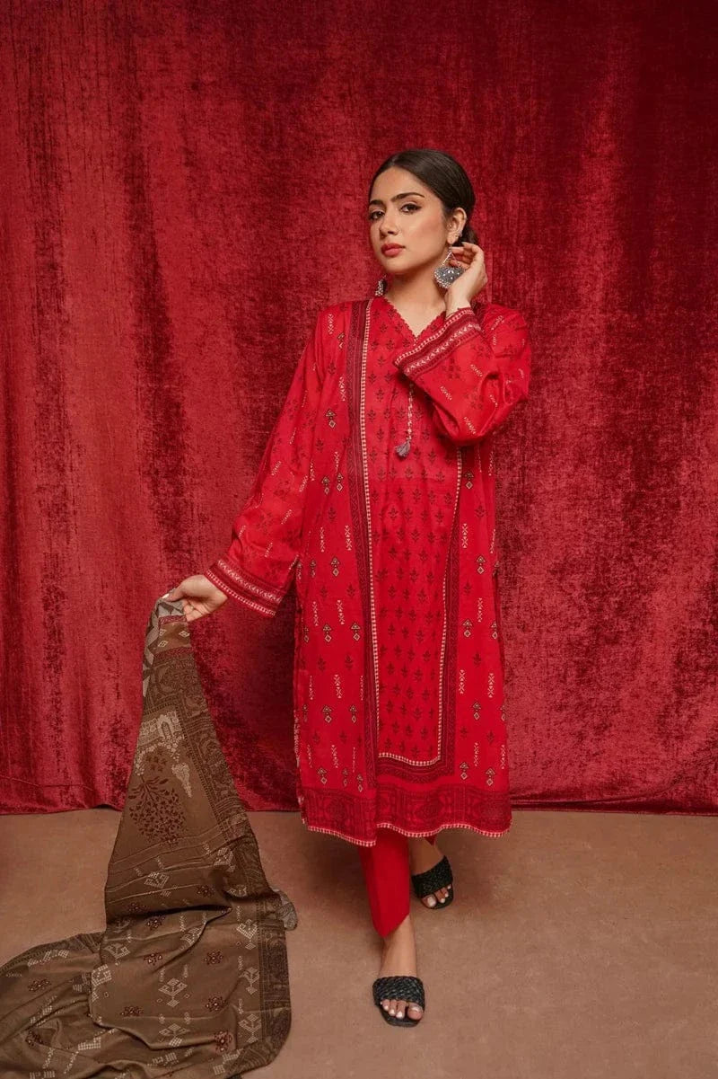 Urge UR-601 Khaddar Printed 3pc Wt