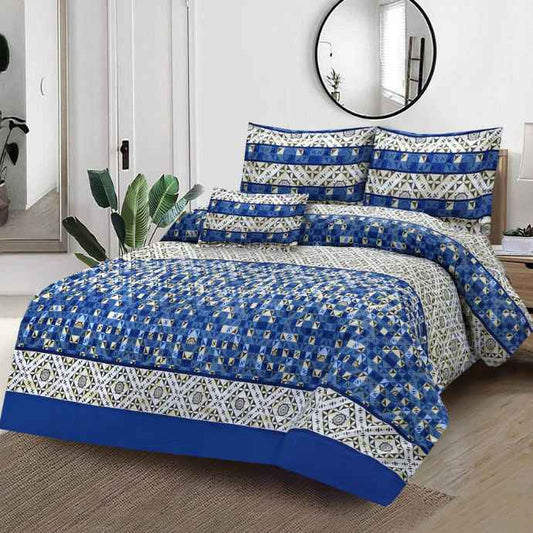 Dynasty Cotton 4Pc Flat Bedsheet Set Bed Sheets