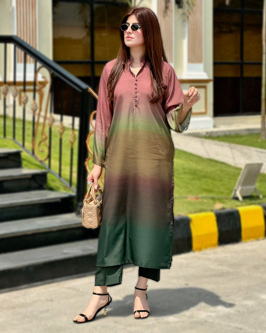 RL- 395 Premium Printed 2 Pc Stitched Suit