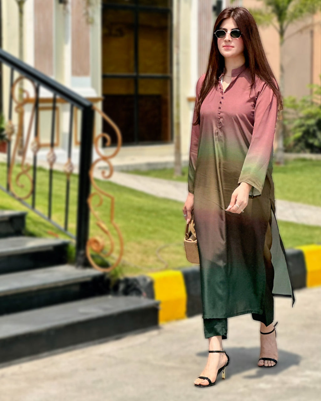 RL- 395 Premium Printed 2 Pc Stitched Suit