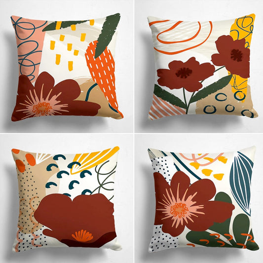 Pack of 4 Nordics Scandi Decorative Modern Cushion Covers Cushion Covers