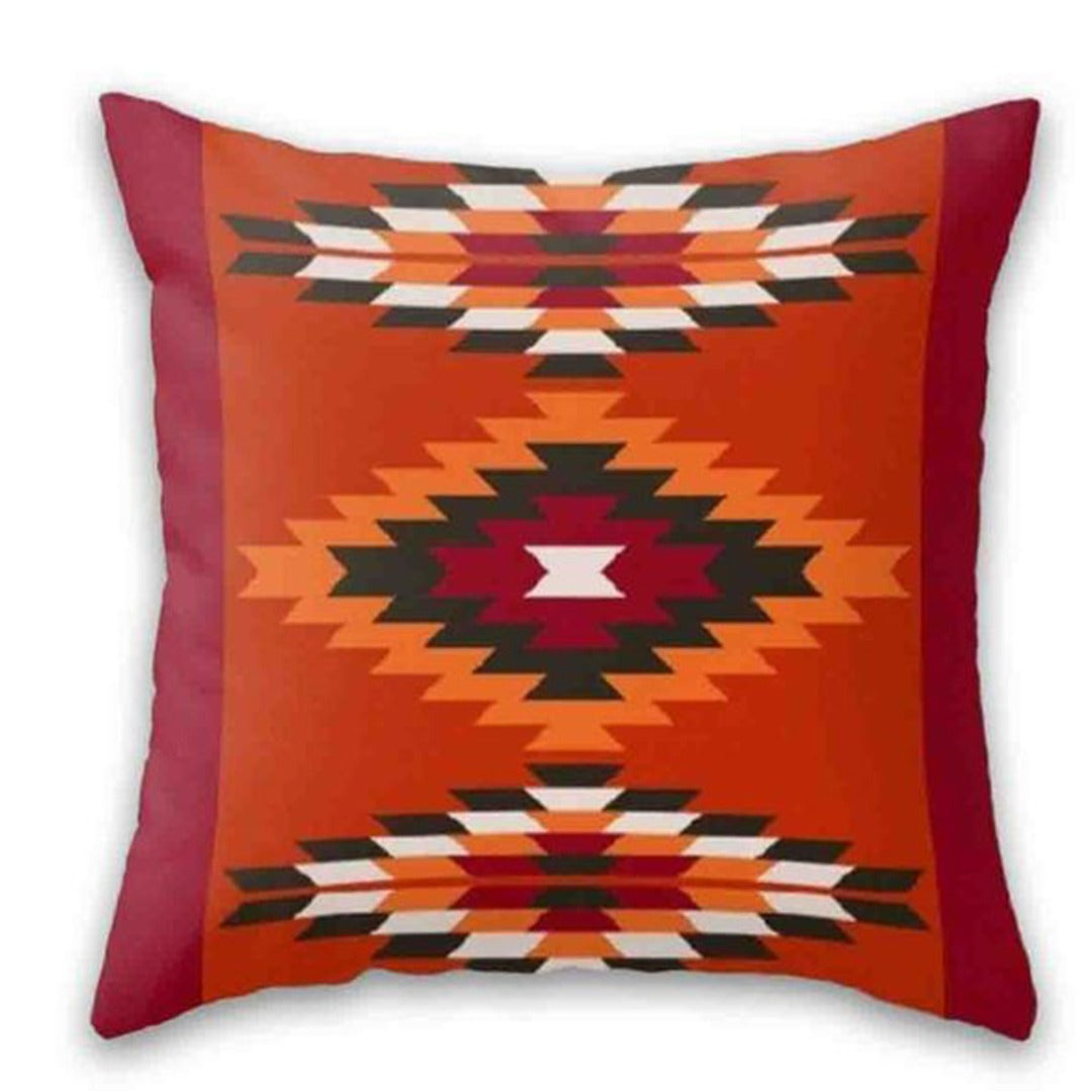 Pack of 4 Southwestern Terracotta Cushion Cover Cushion Covers