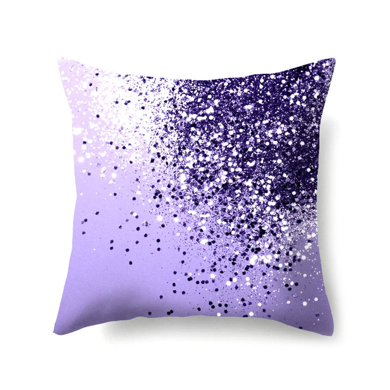 Pack of 6 Purple Geometric Print Cushion Cover Cushion Covers