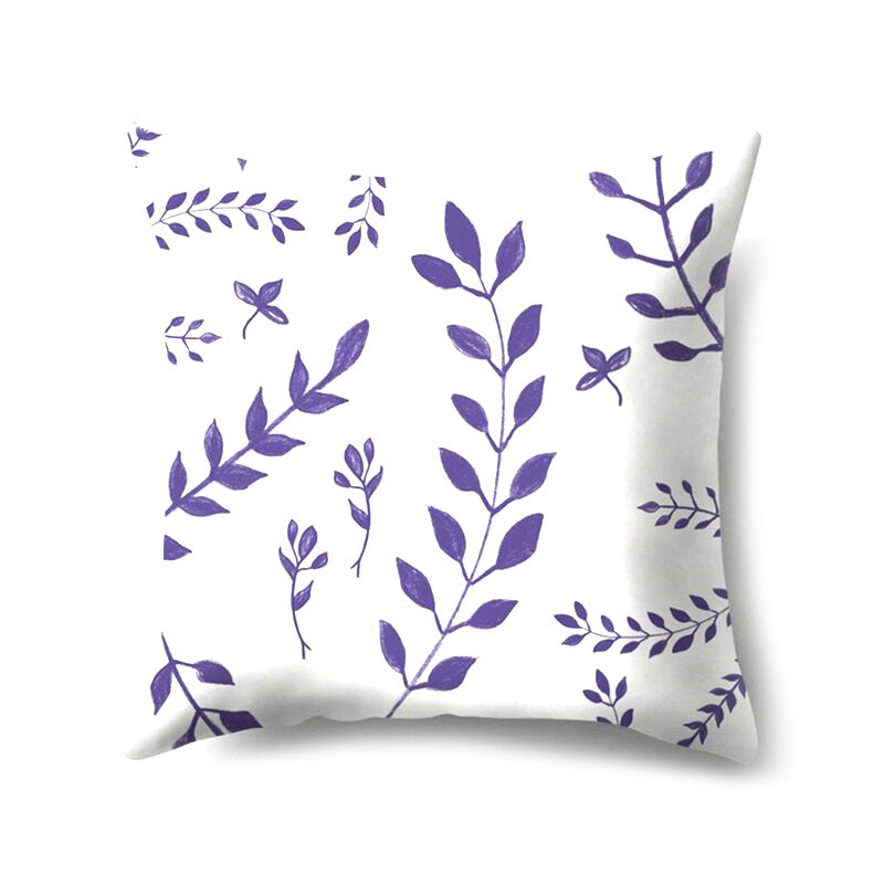 Pack of 6 Purple Geometric Print Cushion Cover Cushion Covers