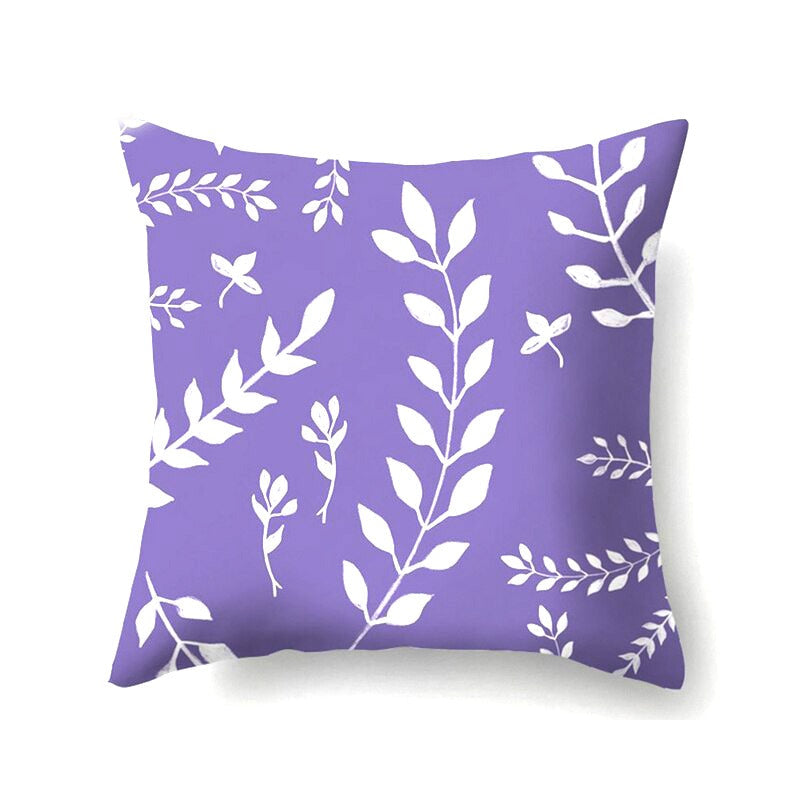 Pack of 6 Purple Geometric Print Cushion Cover Cushion Covers