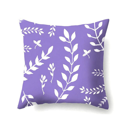 Pack of 6 Purple Geometric Print Cushion Cover Cushion Covers