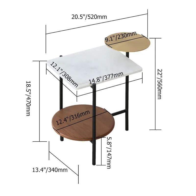 Substitute Living Lounge Drawing Bedroom Modern Side Coffee Serving Table-Special Home Decor