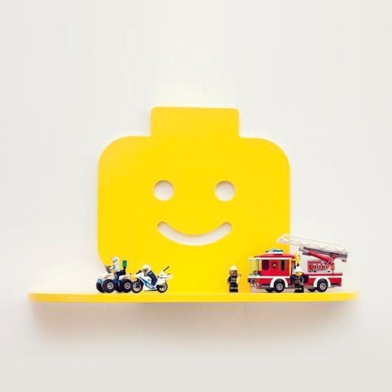 Smiley Kids Bedroom Floating Organizer Shelve Decor-Special Home Decor