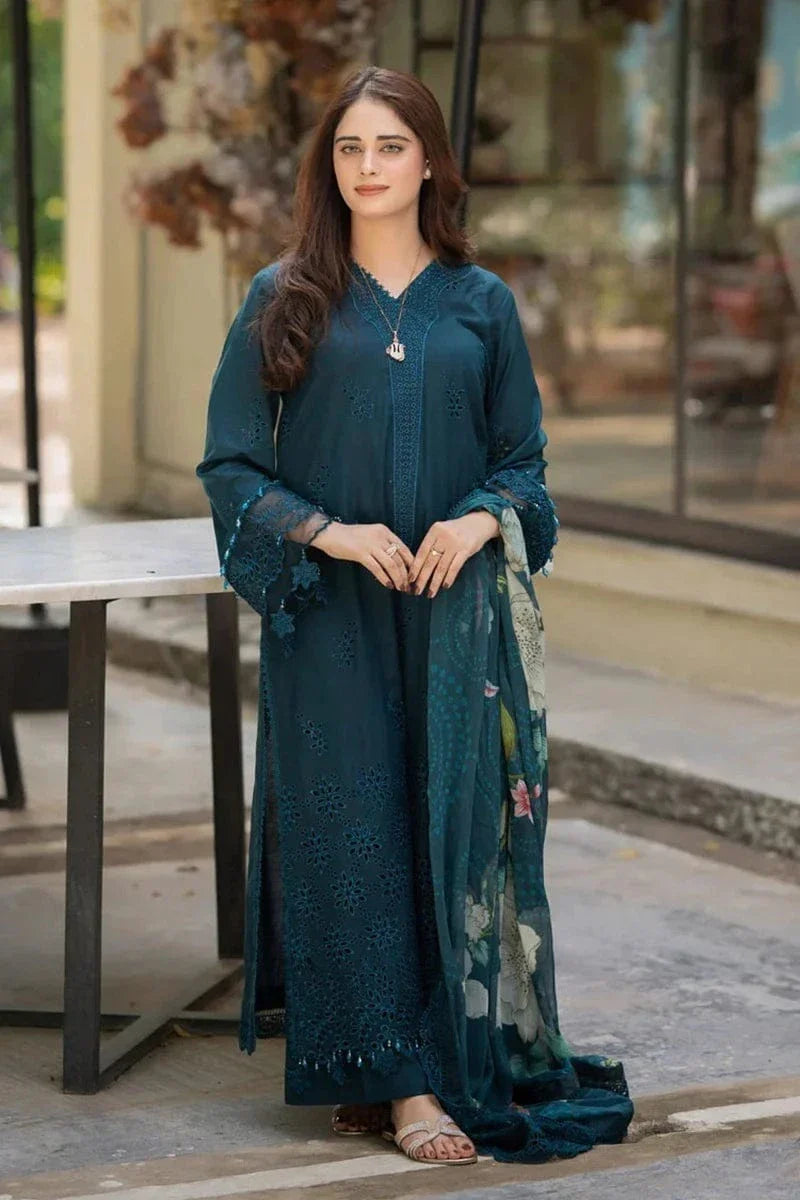 Zarashahjahan Coco-49 Embroidered Lawn 3pc