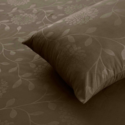 100% Micro Satin Petal Embossed Fitted Sheet Set Embossed Fitted Sheets