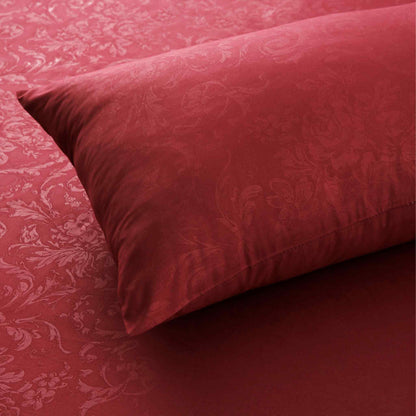 100% Micro Satin Floral Embossed Fitted Sheet Set Embossed Fitted Sheets