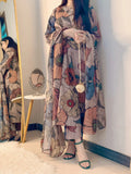 RL- 398 Premium Printed 3 Pc Stitched Suit