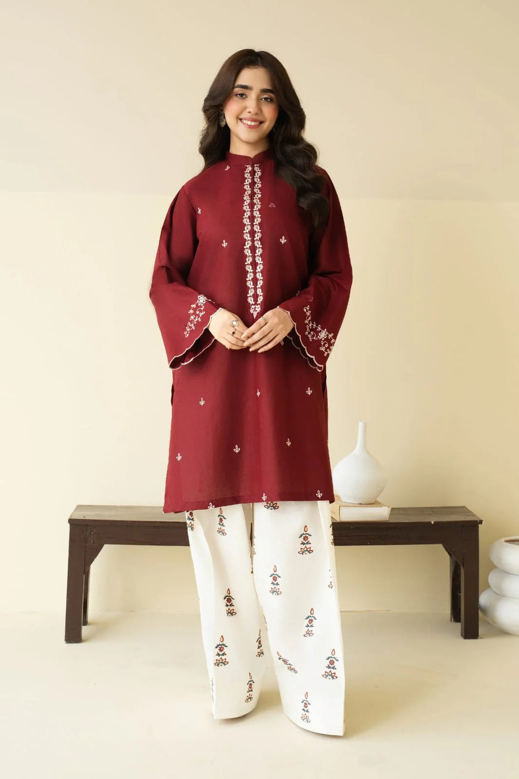 RL- 405 | ELEGANZA  2 Pc Stitched