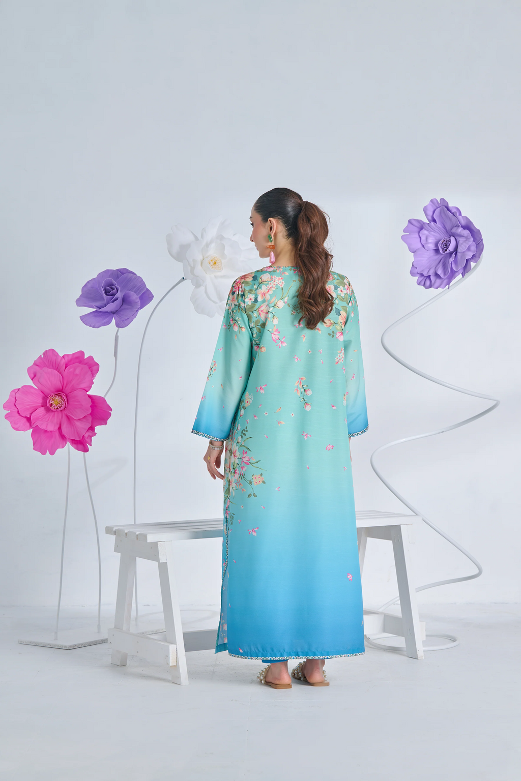 RL- 396 Premium Printed 2 Pc Stitched Suit