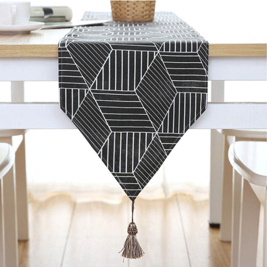 Geometric Table Runner Table Runner