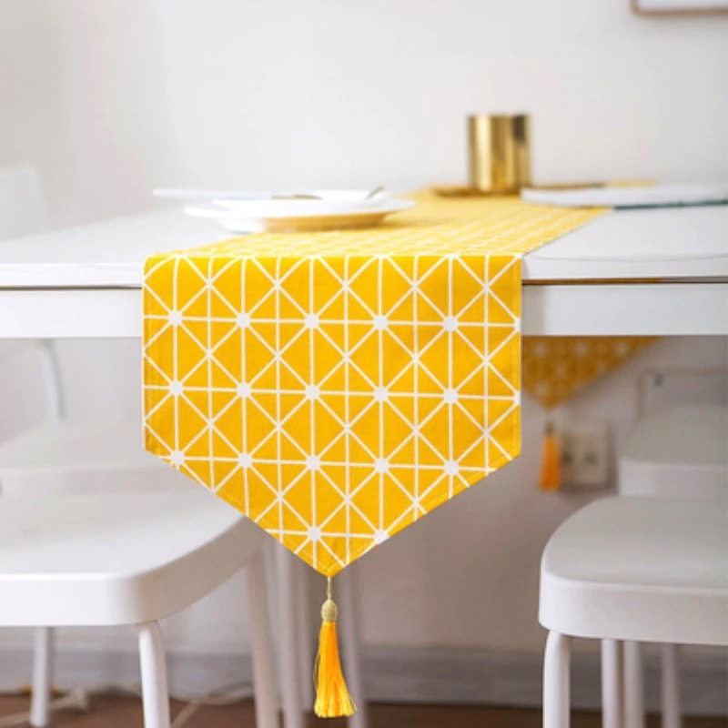 Geometric Table Runner Table Runner