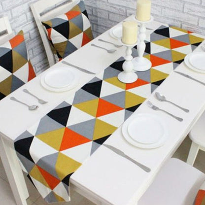 Geometric Table Runner Table Runner