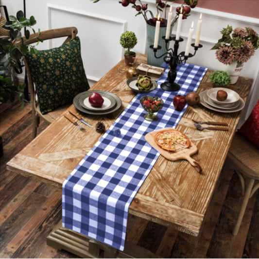 Buffalo Plaid Pattern Print Table Runner Table Runner