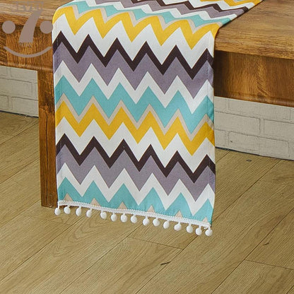 Geometric Table Runner Table Runner